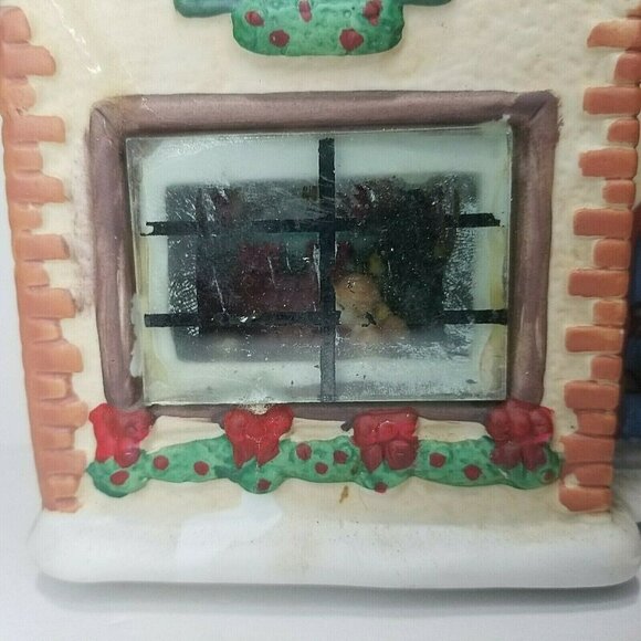 Holiday Lighted House Ceramic Decorative Light Christmas Mantel Piece - Picture 6 of 12